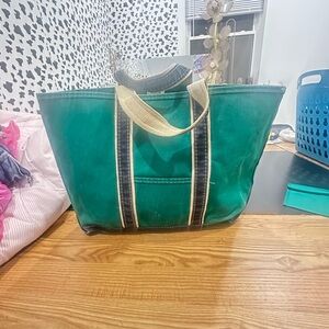 SOLD Vintage LL Bean Boat & Tote LARGE